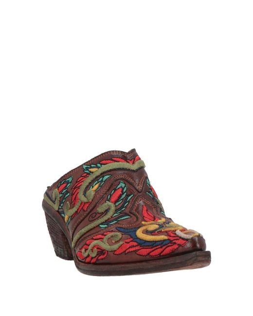 Fauzian Jeunesse Brown Mules & Clogs