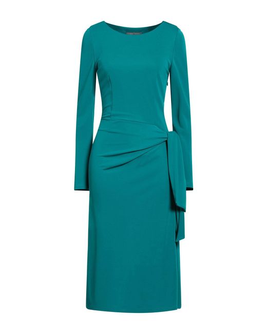 Alberta Ferretti Green Midi Dress