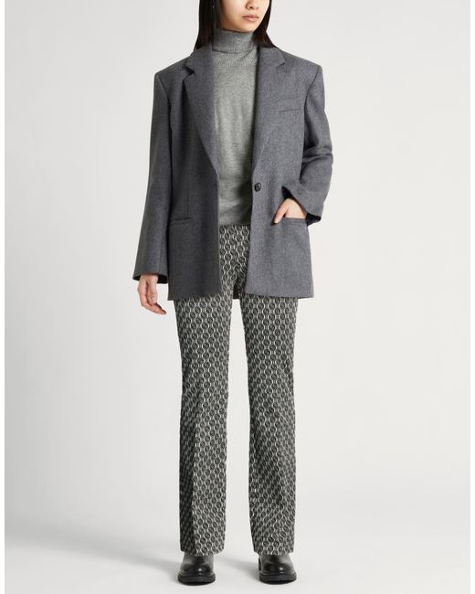 Liu Jo Gray Pants Viscose, Polyamide, Elastane, Polyester