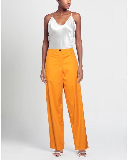 Pantalon MSGM en coloris Orange