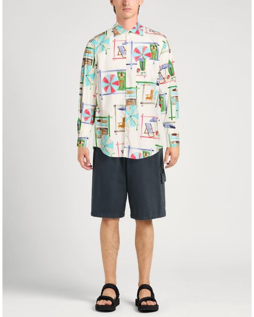 Paul & Joe White Shirt Cotton for men