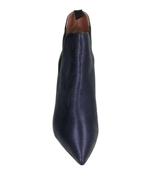 Pollini Blue Ankle Boots