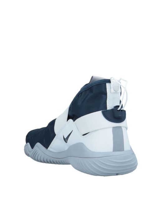 black blue nike high tops