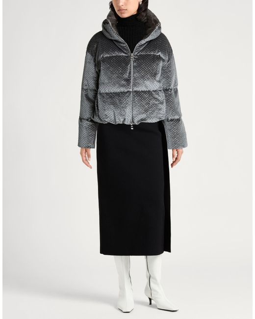 Herno Gray Puffer Polyester