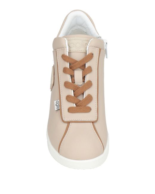AGILE by RUCOLINE Natural Sneakers Leather