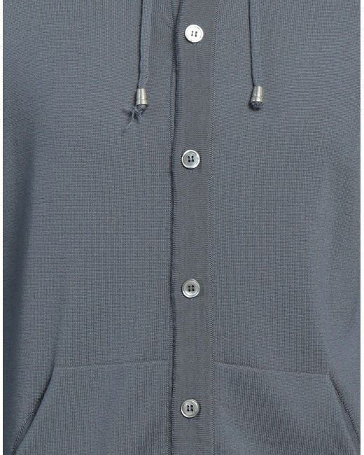 FILIPPO DE LAURENTIIS Blue Cardigan for men