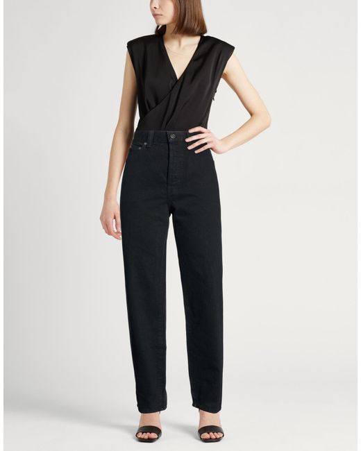Khaite Black Jeans Cotton