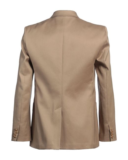 Valentino Garavani Natural Camel Blazer Cotton for men