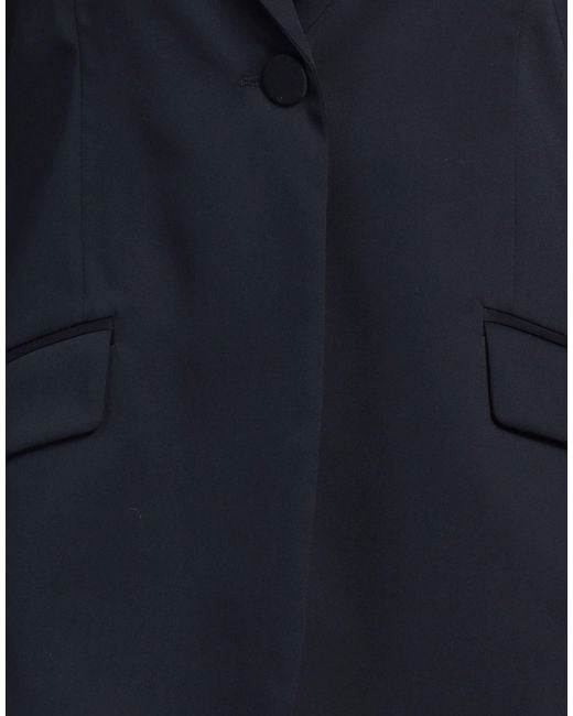 L'Autre Chose Blue Blazer Cotton, Elastane