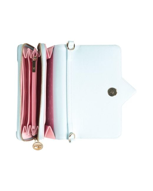 Chiara Ferragni Blue Crossbody Wallet