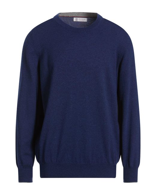 Brunello Cucinelli Blue Sweaters for men