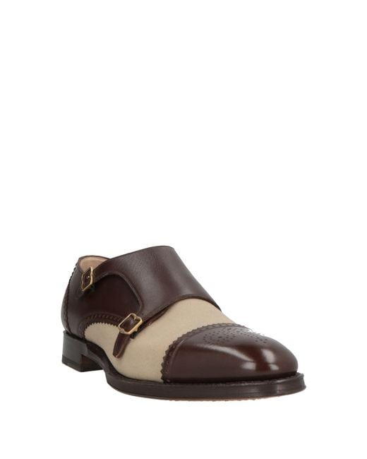 Bally Brown Loafers Calfskin, Textile Fibers for men
