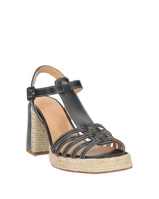 Castaner Metallic Espadrilles Leather