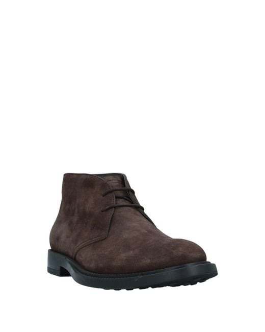 Tod's Brown Ankle Boots for men