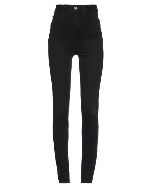 Liu Jo Black Pants Cotton, Polyester, Elastane