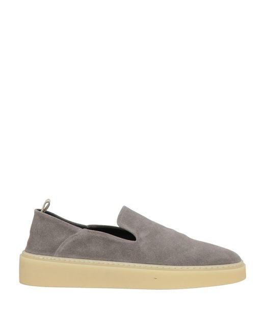 Officine Creative Gray Sneakers Leather