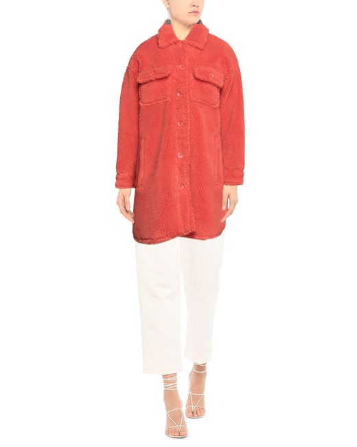 Stand Studio Red Shearling & Teddy