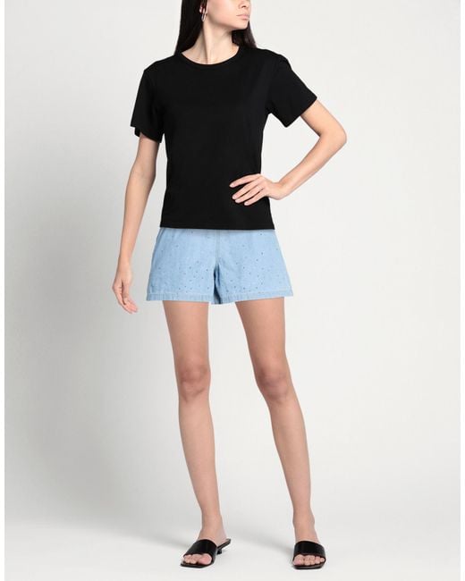 Karl Lagerfeld Blue Denim Shorts