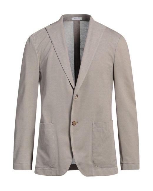 Boglioli Gray Blazer Cotton for men