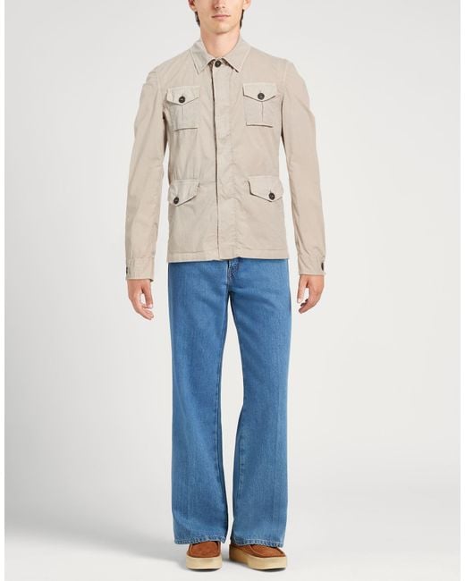 L.b.m. 1911 Natural Jacket Cotton, Elastane for men