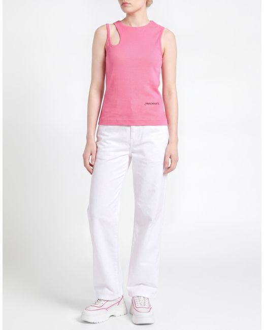 hinnominate Pink Top Cotton, Elastane