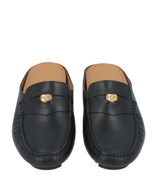 Versace Black Mules & Clogs for men