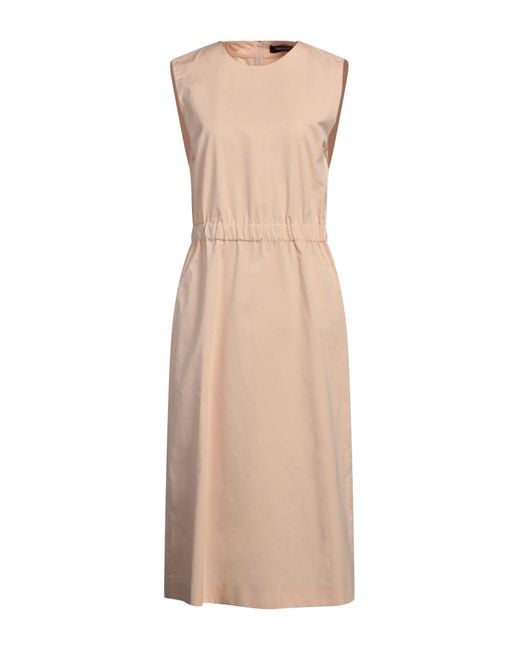 Fabiana Filippi Natural Midi Dress Cotton