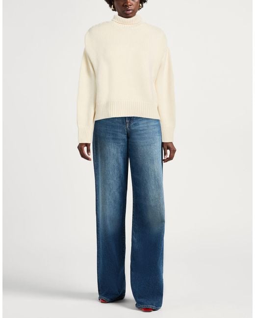 Sa Su Phi White Turtleneck Cashmere