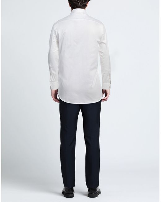 FILIPPO DE LAURENTIIS White Shirt Cotton for men