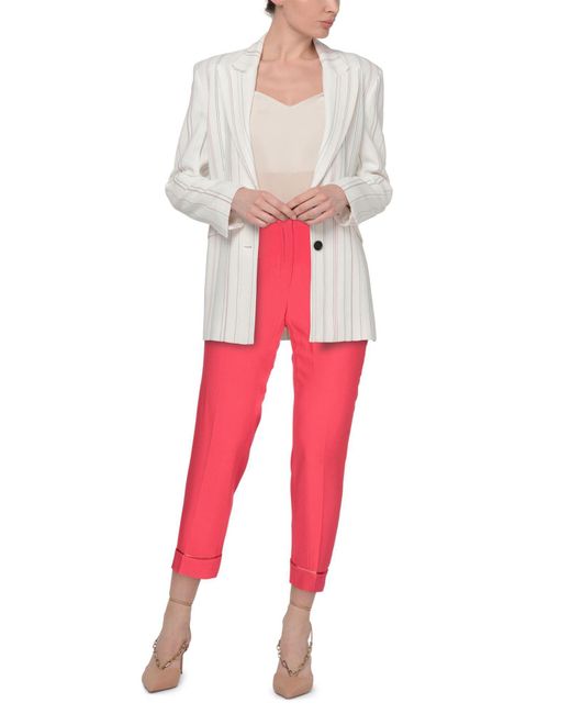 Semicouture Red Trouser