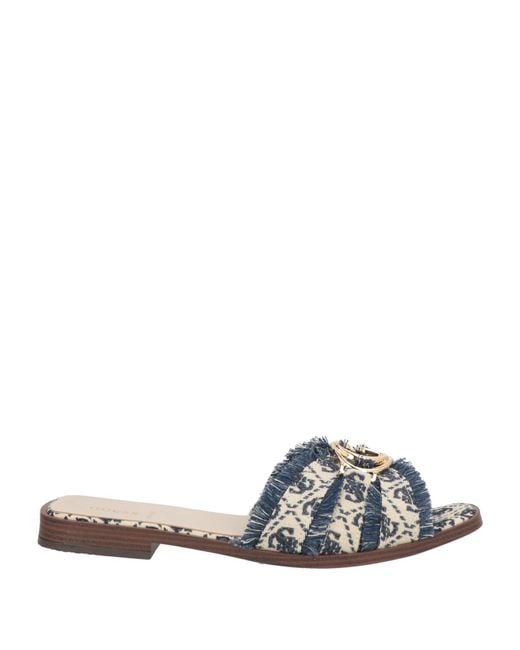 Guess White Sandals