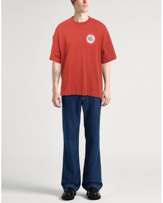 Emporio Armani Red T-shirt for men