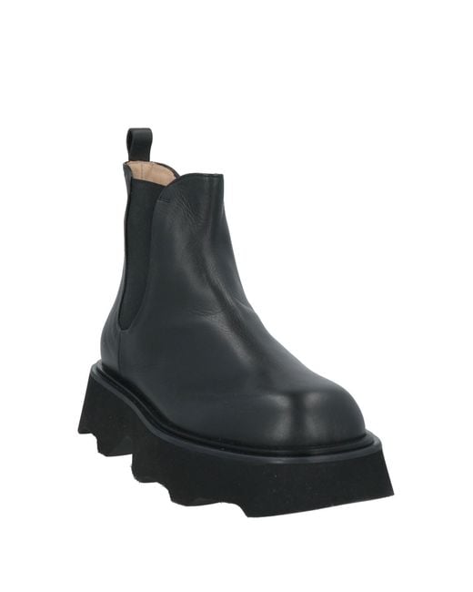 Pomme D'or Black Ankle Boots
