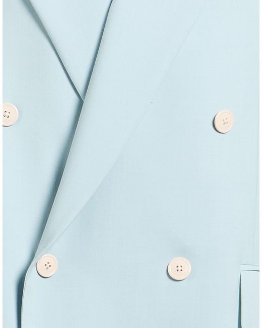 Lardini Blue Blazer Polyester, Wool, Elastane for men