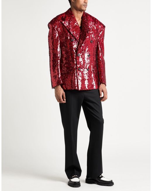 Dolce & Gabbana Red Blazers for men