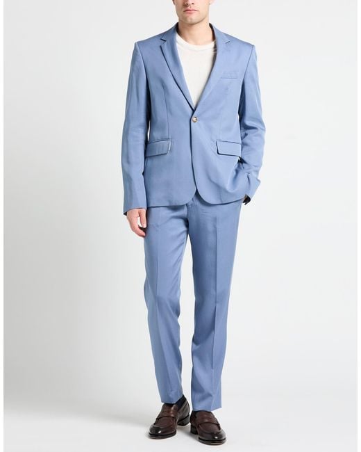 Just Cavalli Blue Suits for men
