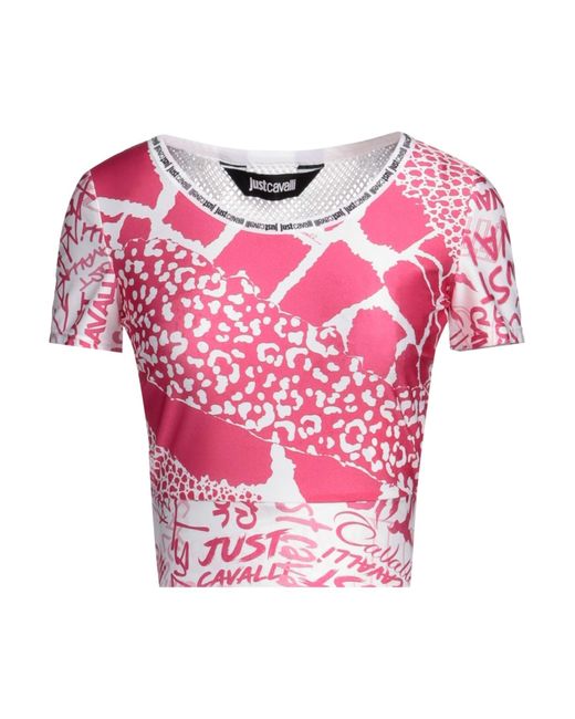 T-shirt di Just Cavalli in Pink