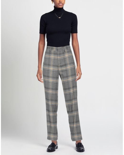Niu Gray Lead Pants Viscose, Polyester, Wool, Elastane