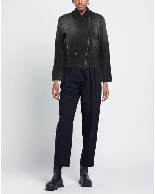 Gaelle Paris Black Denim Outerwear
