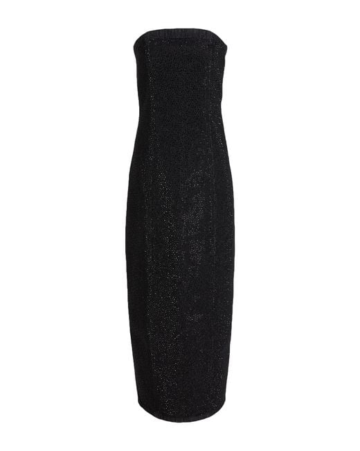 Gestuz Black Midi Dress