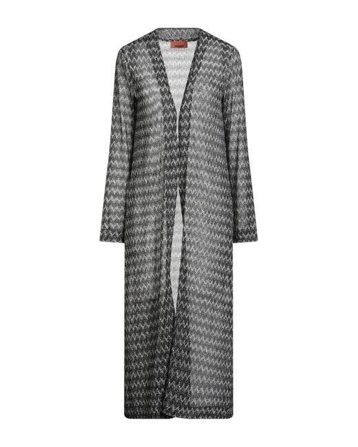 Missoni Gray Cardigan Viscose, Metallic Fiber, Polyamide