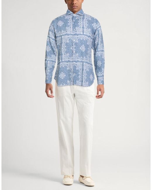 Fedeli Blue Shirts for men