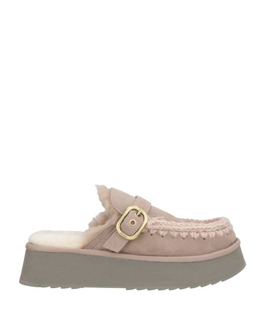 Mou Gray Mules & Clogs
