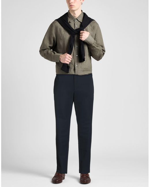 Emporio Armani Blue Trouser for men