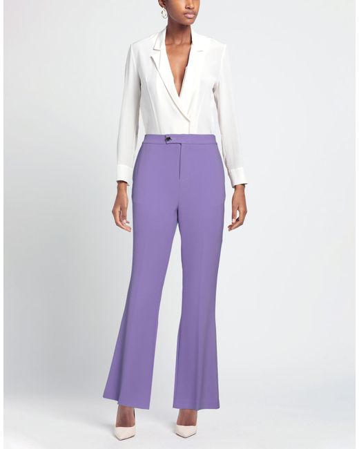 Isabelle Blanche Purple Trouser