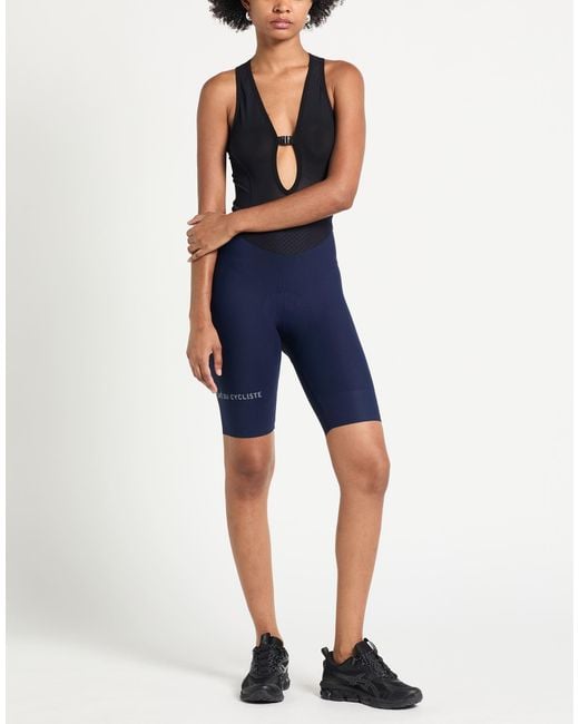 Cafe Du Cycliste Blue Playsuit Polyamide, Elastane