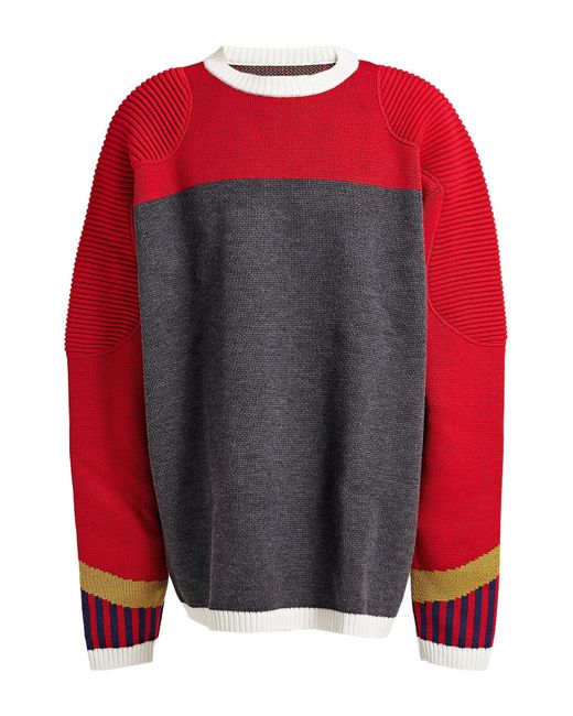 Ferrari Red Sweater for men