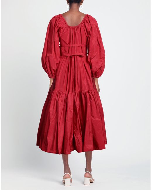 Patou Red Midi Dress