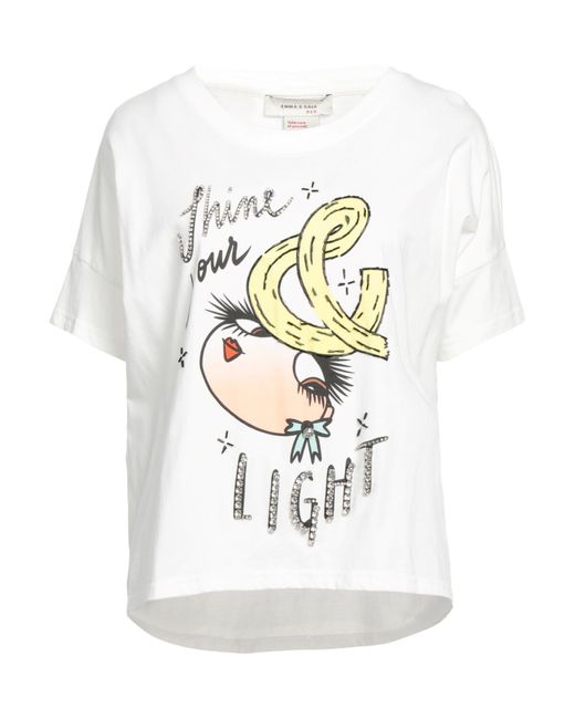 EMMA & GAIA White T-shirt