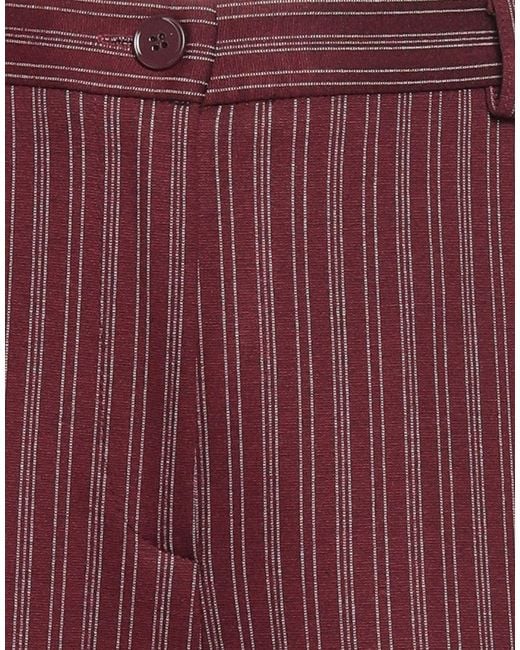 ViCOLO Red Pants Viscose, Polyamide, Elastane